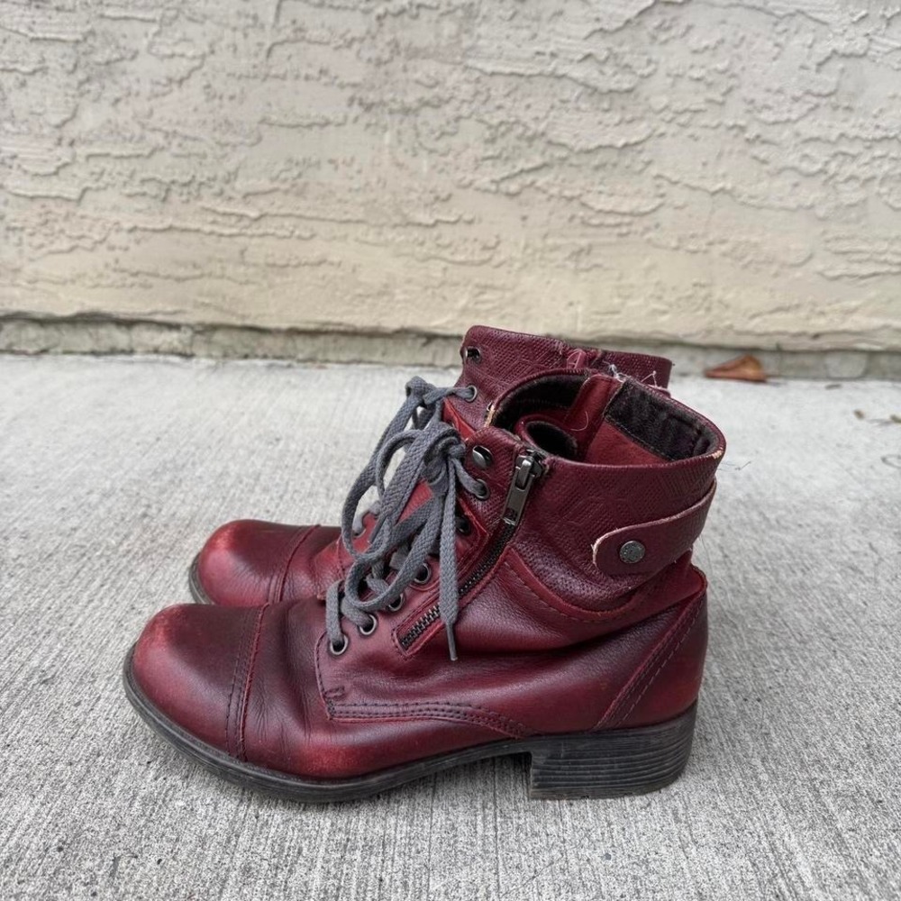 ROCKPORT "OXBLOOD" COMBAT BOOTS